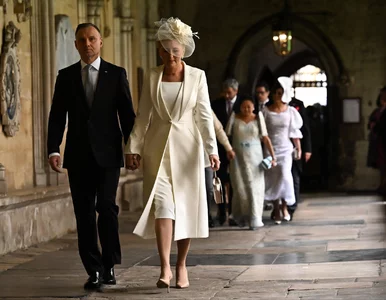 Miniatura: Klasyczna elegancja Agaty Kornhauser-Dudy....