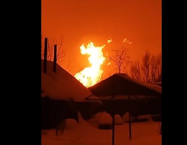 Miniatura: Wybuch rosyjskiego gazociągu Gazpromu