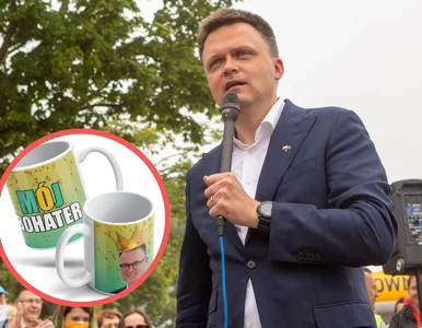 Miniatura: Sprzedają kubki z wizerunkiem Szymona...