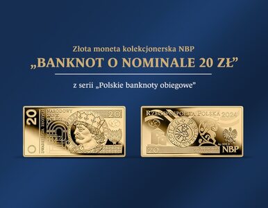 Miniatura: Nowa złota moneta kolekcjonerska NBP:...