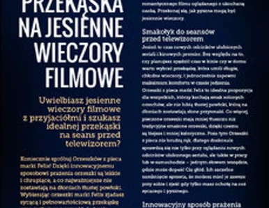 Miniatura: Przekąska na jesienne wieczory filmowe