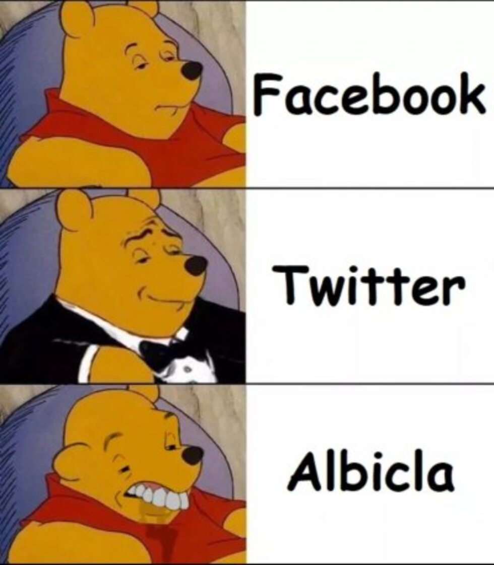 Albicla to nie polski Facebook, a prawdziwa katastrofa. Memy podsumowują  falstart portalu Sakiewicza