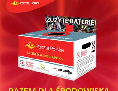 Poczta Polska włącza się do akcji zbierania zużytych baterii