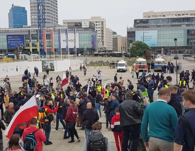 Miniatura: Protest przedsiębiorców w Warszawie....