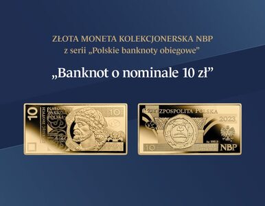 Miniatura: Nowa złota moneta kolekcjonerska NBP w...