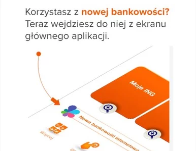 Miniatura: Przejdź do Mojego ING z aplikacji mobilnej