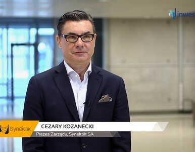 Miniatura: Synektik SA, Cezary Kozanecki – Prezes...