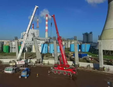 Miniatura: Blok 910 MW TAURON Wytwarzanie: chłodnia...