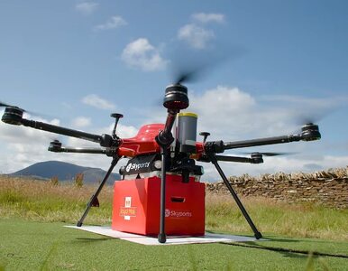Miniatura: Brytyjski dron listonosz już działa....