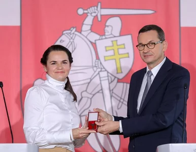 Miniatura: Morawiecki przekazał Cichanouskiej klucze...