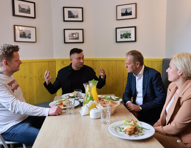 Miniatura: Tusk odwiedził restaurację po „Kuchennych...
