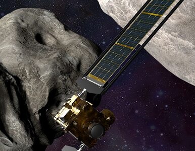 Miniatura: Sonda DART uderzyła w asteroidę. NASA...