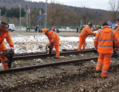 Miniatura: Od 20 lat linia kolejowa do przejścia...