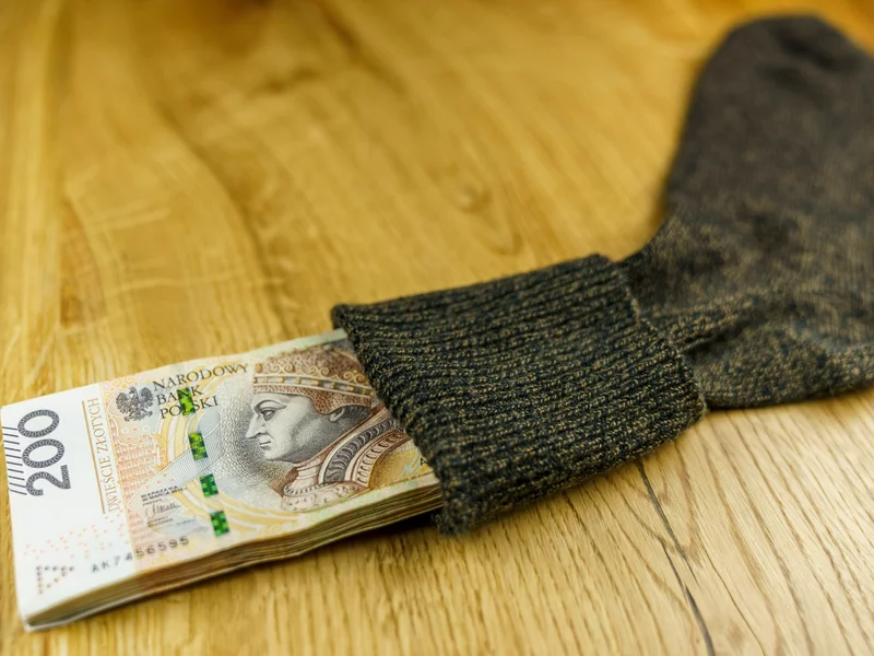 Te osoby trzymają pieniądze „w skarpecie”. Wyróżniają się dwie grupy