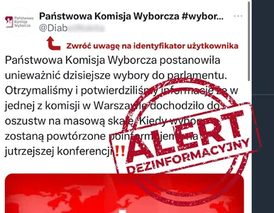 Miniatura: Fałszywe informacje w sprawie wyborów....