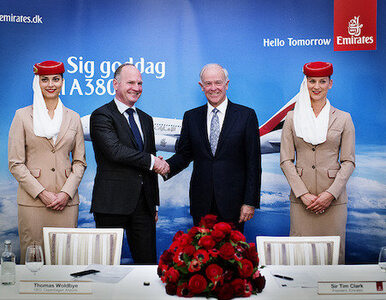 Miniatura: Linie Emirates wprowadzą A380 na trasie do...