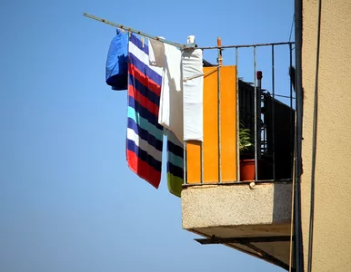 Miniatura: Suszysz pranie na balkonie? Możesz dostać...