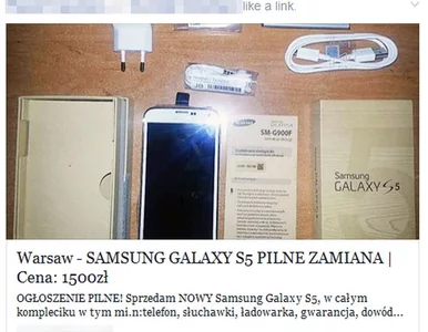Miniatura: Uwaga na spam na Facebooku. "Zamienię...