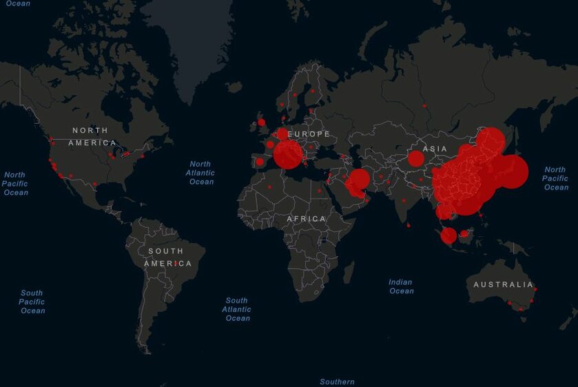 Koronawirus Multimedialna Mapa Z Danymi O Ofiarach I Zakażonych 9214