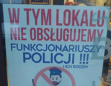 Miniatura: Restauracja nie obsługuje policjantów i...