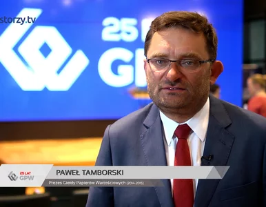 Miniatura: 25 lat GPW: Paweł Tamborski, Giełda...