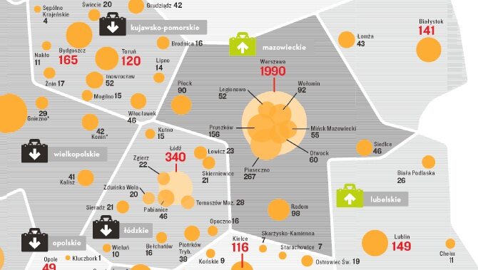 mapa milionerow Mapa milionerów