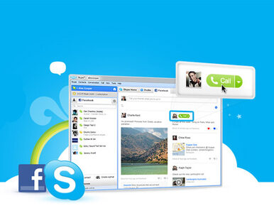 Miniatura: Skype wchodzi na Facebooka
