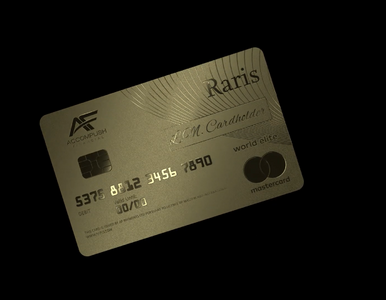 Miniatura: Niecodzienna karta kredytowa. Zamiast...