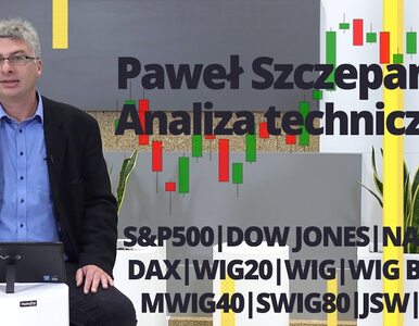 Miniatura: Paweł Szczepanik przedstawia: SP500, DJIA,...