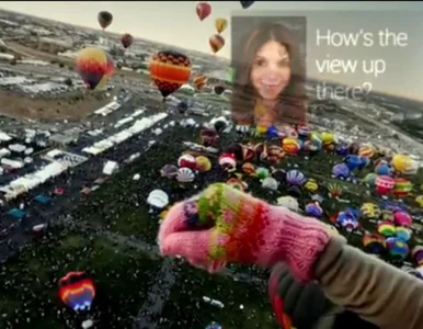 Miniatura: Co widać przez Google Glass. Zobacz