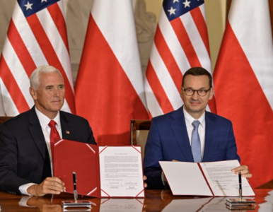 Miniatura: Morawiecki i Pence podpisali deklarację...