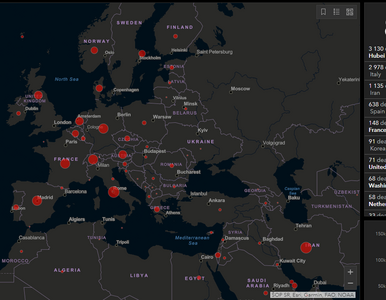 Miniatura: „Europa to centrum pandemii”. Ta mapa...