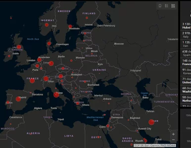 Miniatura: „Europa to centrum pandemii”. Ta mapa...