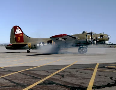 Miniatura: Katastrofa bombowca B-17 z czasów II wojny...