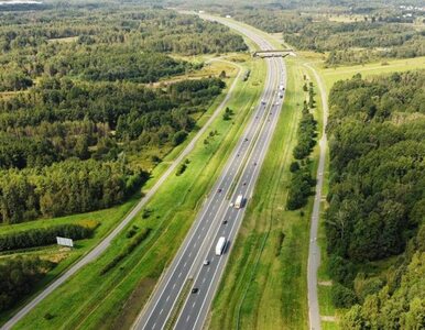 Miniatura: Autostrada A4 z Krakowa do Tarnowa z...