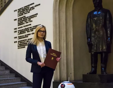 Miniatura: Studentka z Krakowa zbudowała robota z...