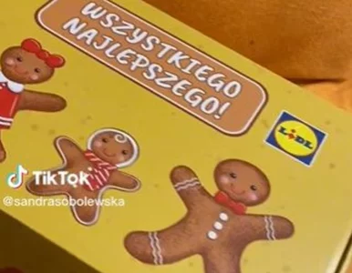 Miniatura: Pokazała, co Lidl dał w paczce na święta....