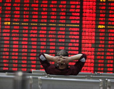 Miniatura: Inwestorzy uciekli z chińskiej giełdy....