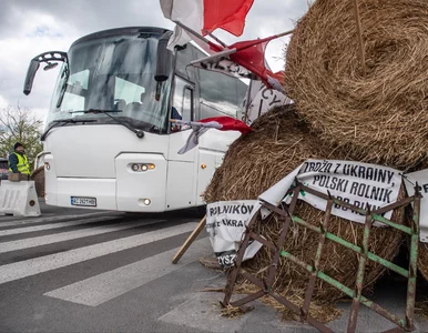 Miniatura: Protest rolników w Dorohusku rozwiązany....