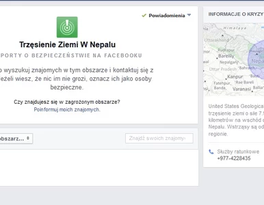 Miniatura: Nowa funkcja na Facebooku: Safety Check