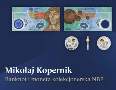 Miniatura: Mikołaj Kopernik na banknocie...
