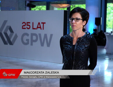 Miniatura: Małgorzata Zaleska (GPW w Warszawie S.A.)...