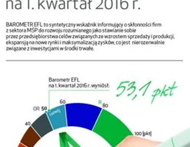 Miniatura: Barometr EFL: średnie firmy lokomotywą...