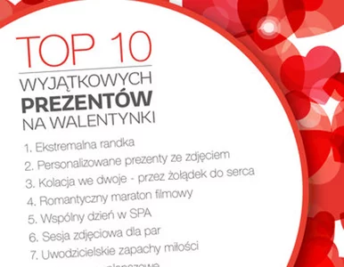 Miniatura: Top 10 wyjątkowych prezentów na Walentynki